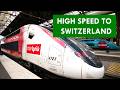 Paris To Switzerland At 320 Km H TGV Lyria Train In First Class