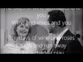 Ella Fitzgerald  Days of Wine and Rose  lyrics