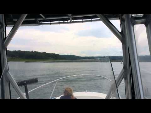 The Spit and entering the river