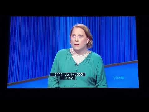 Jeopardy, Amy Schneider DAY 35 - 1st Daily Double (1/18/22)