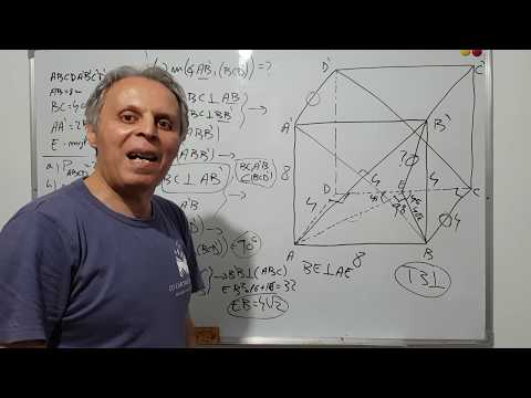 lecții 14 (partea II) - TEST 25: PARALELIPIPED, unghi dreaptă-plan, distanță punct-dreaptă, T3perp.