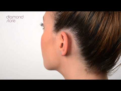 H3790 - Cluster Earrings 0.25CT Diamond 9K White Gold