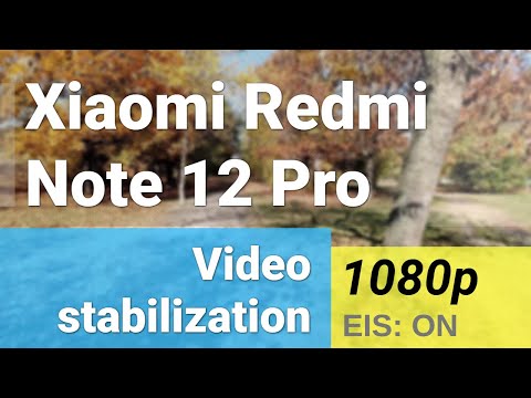 Full HD 1080p 30fps (stabilization test, ultrawide camera) - Xiaomi Redmi Note 12 Pro video sample