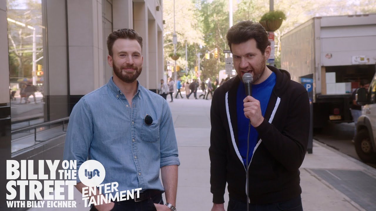 Billy on the Street with CHRIS EVANS!!! (And surprise guests!)