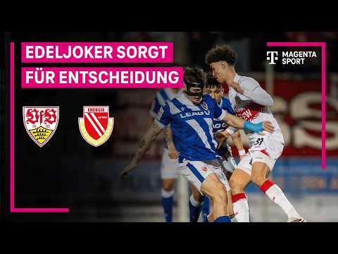 VfB Stuttgart II - FC Energie Cottbus, Highlights mit Live-Kommentar | 3. Liga | MAGENTA SPORT