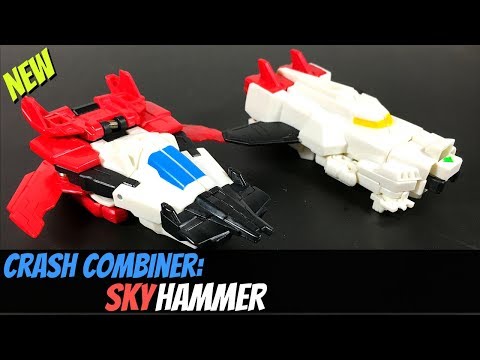 NEW Transformers Crash Combiner: SKYHAMMER !!!  (Skysledge + Stormhammer)