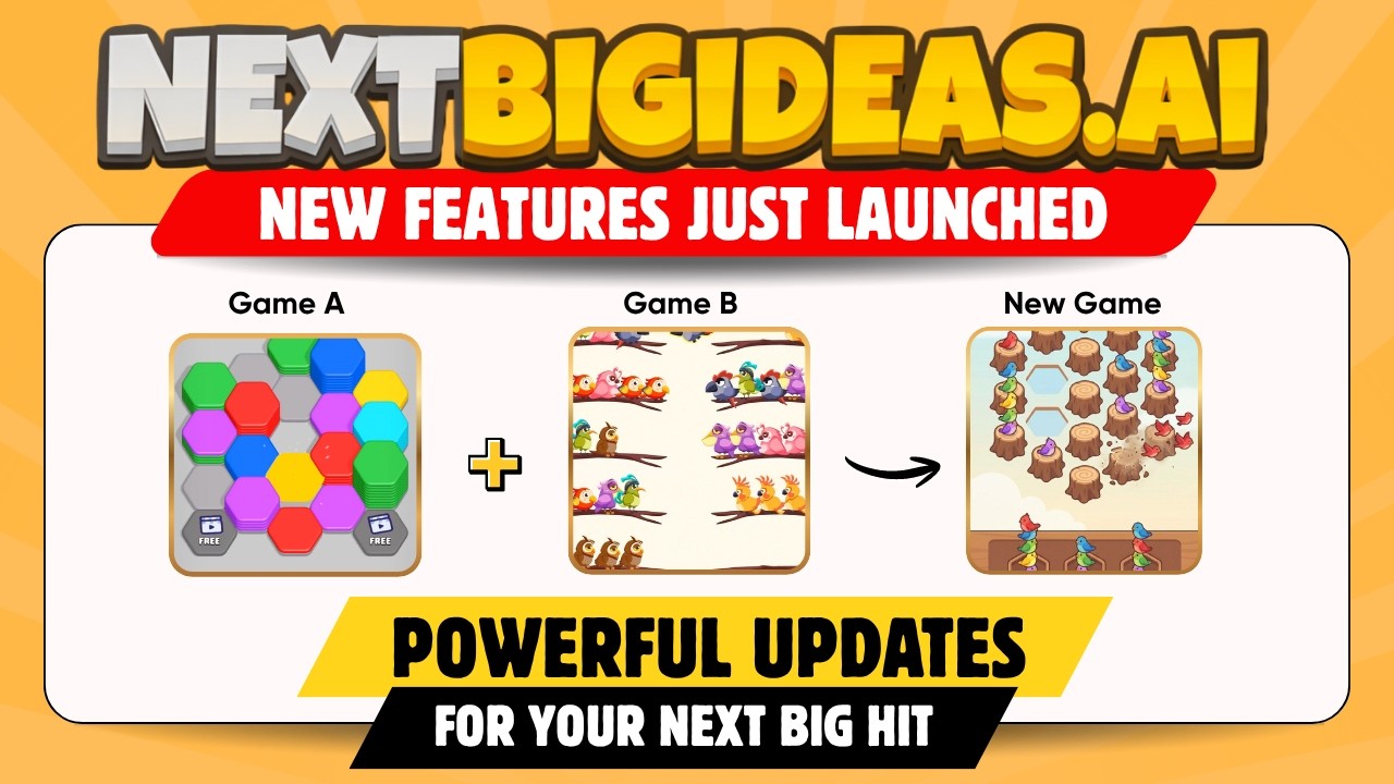 AI-Generated Hybrid Casual Game Ideas — 25 New Ideas Every Week | nextbigideas.ai