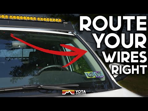 KC Wire Hider Overview | Route Your Roof Lights Right | Yota X