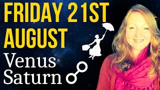 Friday 21st August 2026 | Venus v Saturn | Do you value yourself enough to take yourself seriously