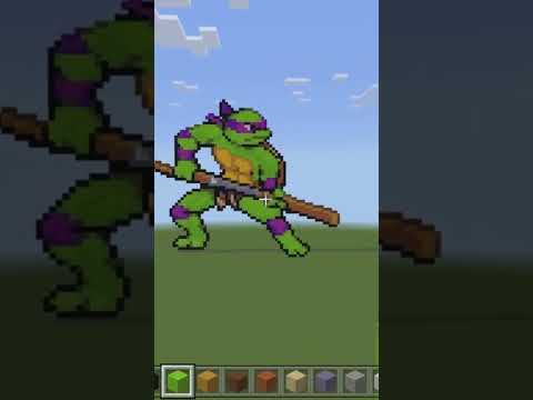 EPIC Minecraft Creation: Donatello from TMNT! 🐢