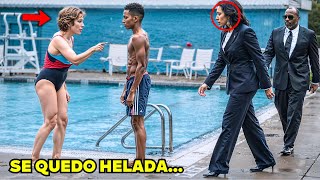 Mujer Blanca Echa a Adolescente Negro de la Piscina, pero su Madre Gobernadora la Deja en Shock…