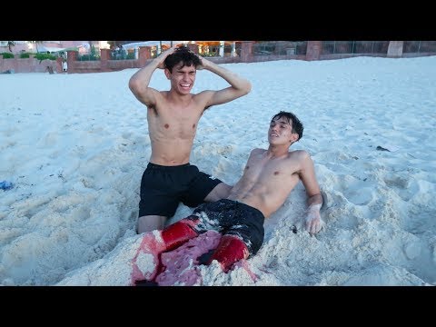 My twin was attacked by a shark?!