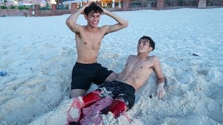 My twin was attacked by a shark?!