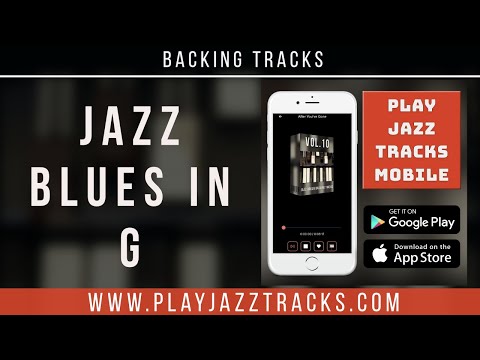 Jazz Blues in G - Organ and Drums - Backing Track
