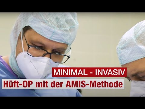 Hip surgery using the AMIS method