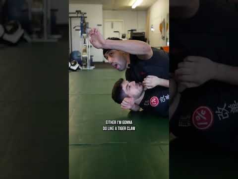 Coach Matt demonstrates to his class a no-gi EZEKIEL CHOKE! 🪽 #mma #grappling #bjj