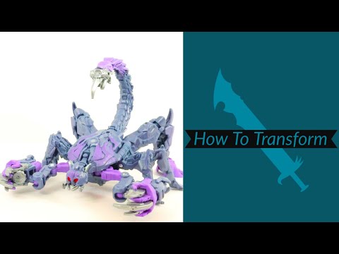 How To Tranform: Transformers Studio Series Rise Of The Beasts 107 Deluxe Class Scorponok