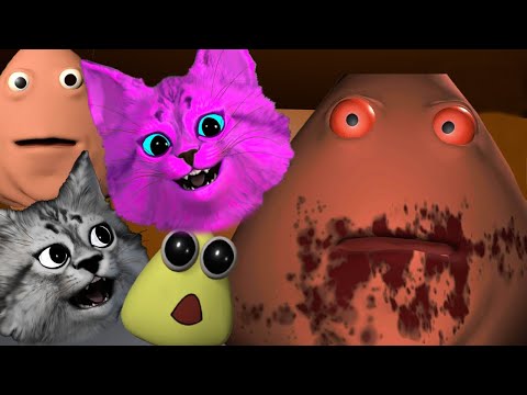 DADLI BOBO POU ve BALİNA (POLİNA) ya BAKICILIK w/Rümeysa | POU.EXE