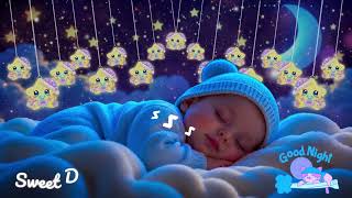 Baby Sleep Music 🎵 Calm Your Baby in 5 Minutes 🌙 Mozart & Brahms Lullabies for Deep Sleep