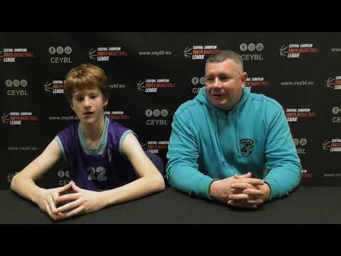 CEYBL U15 - Press conference, 13.11.2022, Slávia Trnava - AKAPO Lučenec