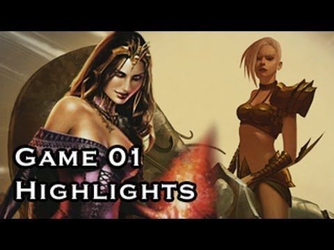 "Magic the Gathering" Highlights Grixis Control Vs GW Aggro G1 (04-20-2012)
