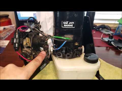 Mercruiser tilt trim NOT WORKING Fix and testing the pump