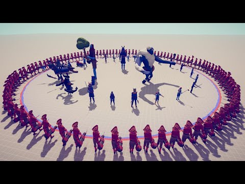 TABS - 100x Harpoons vs ALL Secret Units