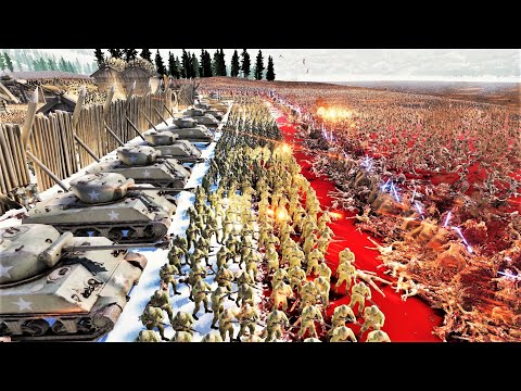 Special Forces Base ATTACKED by 2 MILLION Zombies Horde - Ultimate Epic Battle Simulator 2 UEBS 2