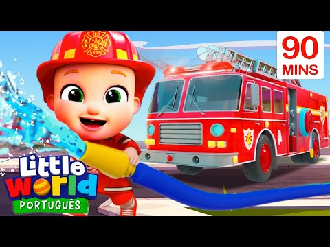 Nico, Nina e os Heróis da Comunidade! | O Mundo de Nina e Nico - Little World Português