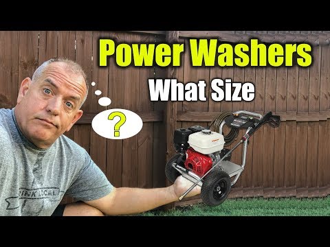 What Size Pressure Washer for Home