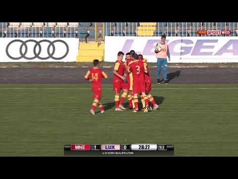 Ilija Vukotic goal, Montenegro U21 vs Luxembourg U21