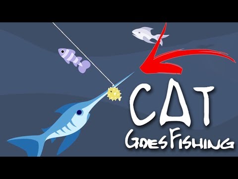 HUGE FISH IN CAT GOES FISHING - YouTube