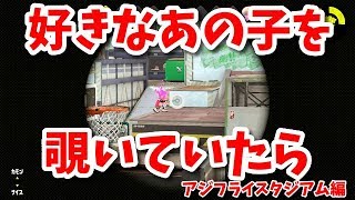 好きなあの子を覗いていたら～アジフライスタジアム編～【スプラトゥーン劇場】