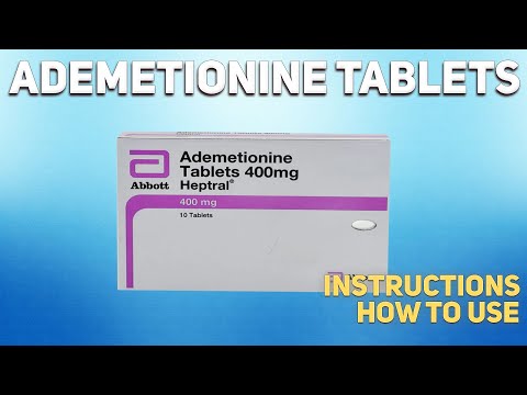 Ademetionine 400 mg tablets - s-adenosyl methionine aka same