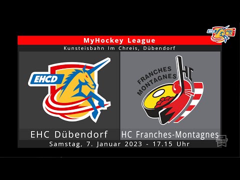 MyHockey League: EHC Dübendorf - HC Franches-Montagnes