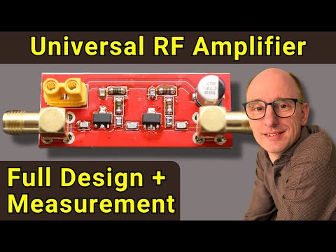 Simple Universal RF Amplifier PCB Design - From Schematic to Measurements