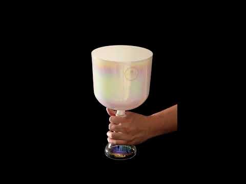 Meinl 6.75" Root Chakra Crystal Chalice - C - Creamy | Unlimited Singing Bowls