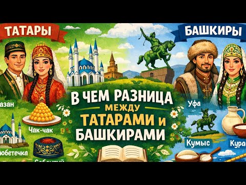 В чем разница между ТАТАРАМИ и БАШКИРАМИ