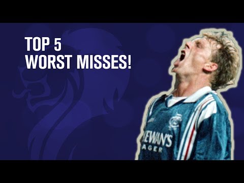 Top 5 Worst Misses in Scottish Football!