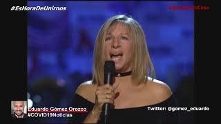 Barbra Streisand rinde homenaje a héroes médicos