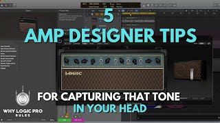 Video thumbnail for 5 Amp Designer Tips For Capturing That Guitar Tone in Your Head by Why Logic Pro Rules