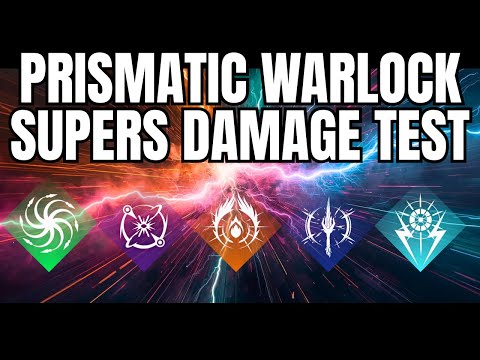 This Test PROVES Which Prismatic Warlock Super Does The Most Raw Damage NOW!