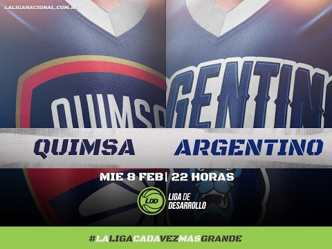 Liga de Desarrollo | 08.02.2017 | Quimsa vs. Argentino de Junín | #LaLigaCadaVezMasGrande