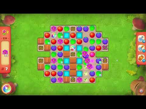 Gardenscapes 239 Hard Level - NO BooSTERS