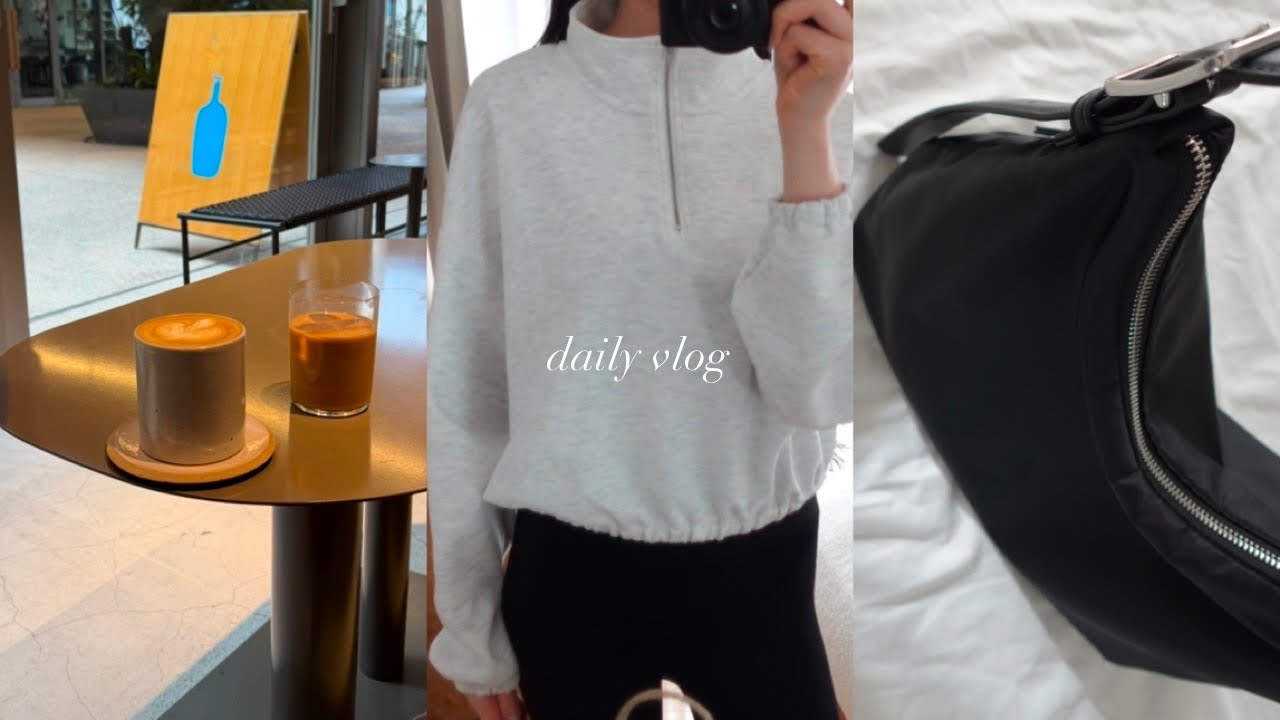 vlog | 社会人の日常5日間🫐 おすすめのナイロンバッグ,GU購入品,お弁当作り,出勤日と休日