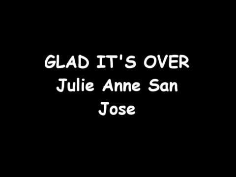 Glad It's Over video