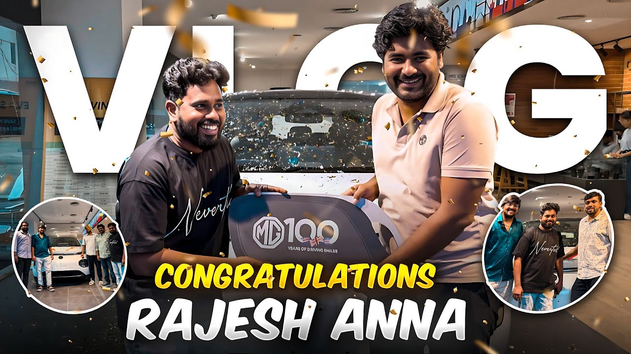 👉 “Finally Rajesh Anna Dream Car Delivery! MG Windsor EV Vlog 😍⚡” Congratulations Anna&Vodhina ❤️