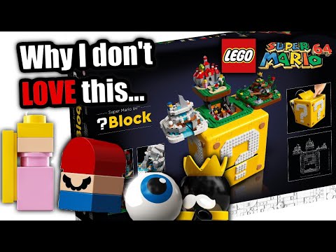 Lego Super Mario 64 Peach'S Castle Question Block 2021 D2C Set!