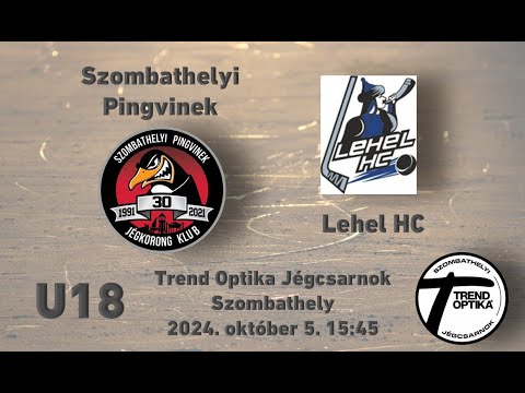 U18 15:45 Szombathelyi Pingvinek - Lehel HC