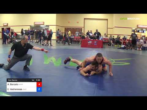 2018 Marine Corps US Open/Masters A Greco Roman 88 Con Semis - Alexis Barcelo (Warr) Vs. Ernie Vas
